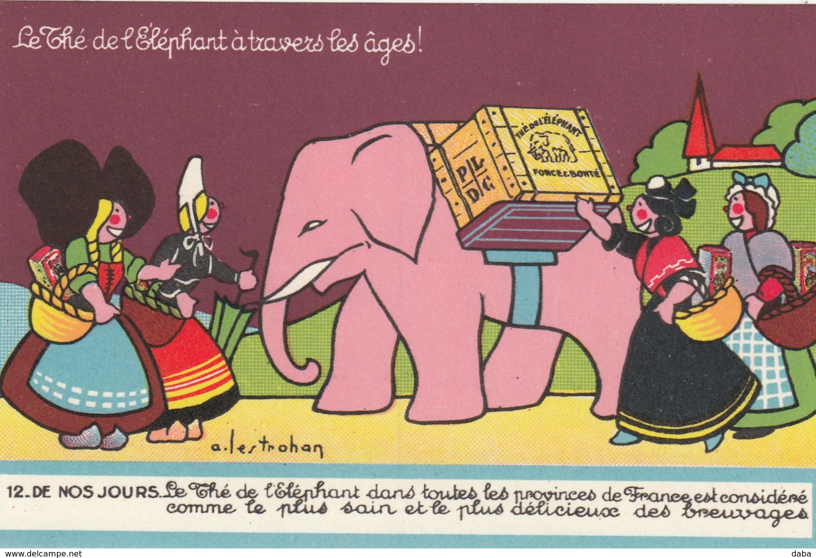 Le Thé De L'Eléphant à Travers Les âges. N°12 - Publicité