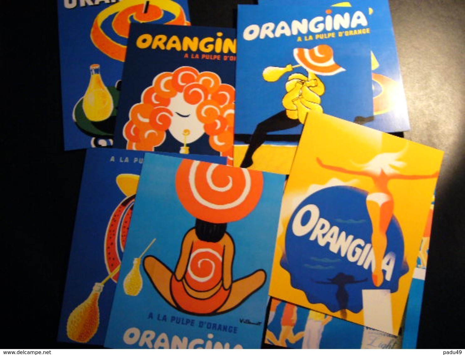 VILLEMOT 12cartes Postales  ORANGINA - Werbepostkarten