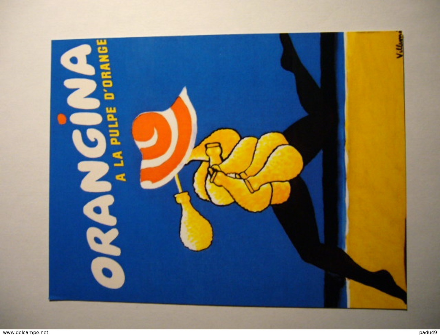 VILLEMOT 12cartes Postales  ORANGINA - Werbepostkarten