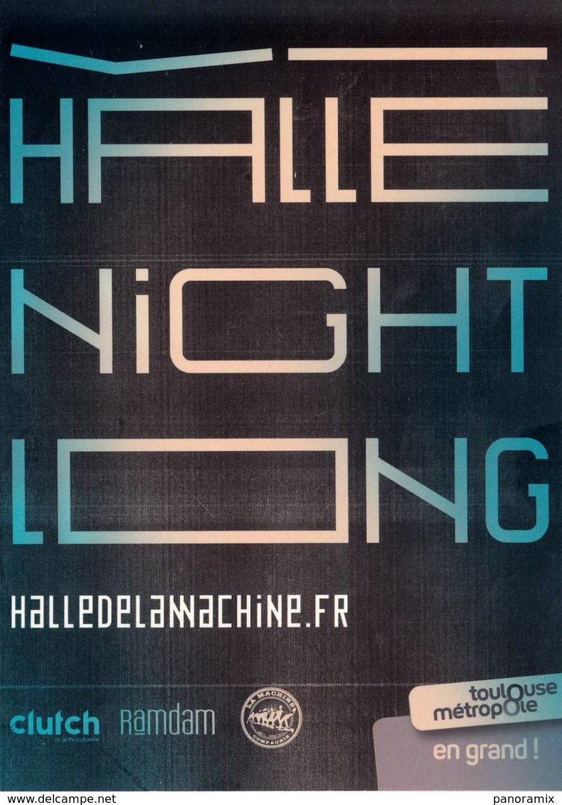 CC °° Halle Night Long Concerts Nocturnes à Montaudran 31 - 10x15 - Musique Et Musiciens