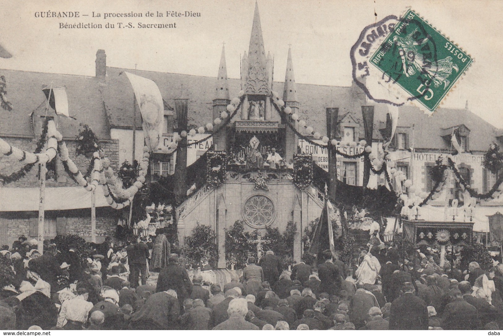 Guérande.  La Procession De La Fête-Dieu..... - Guérande