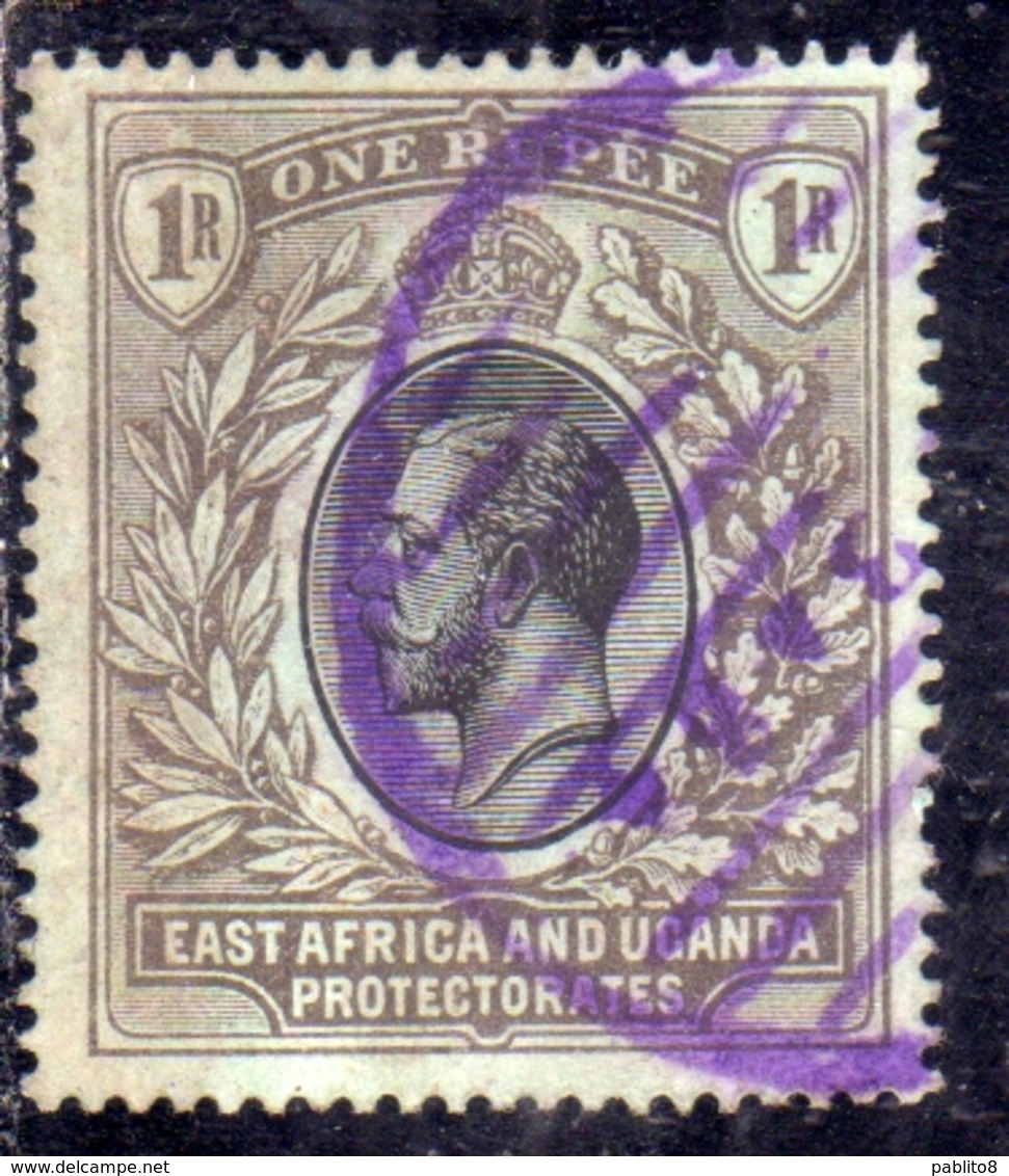 EAST AFRICA ORIENTALE & UGANDA PROTECTORATES 1904 1907 KING EDWARD VII RE EDOARDO 1r USATO USED OBLITERE' - East Africa & Uganda Protectorates