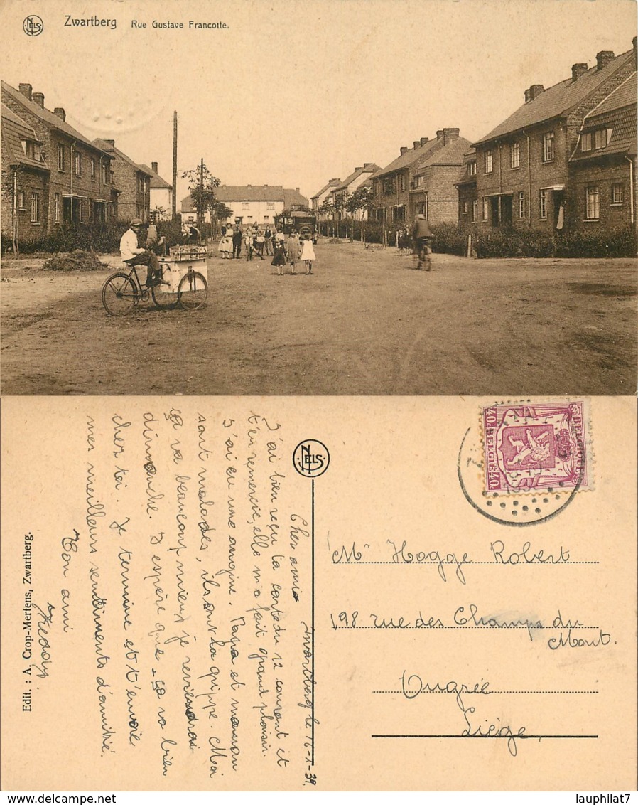 [515342]B/TB//-Belgique  - Zwartberg, Rue Gustave Francotte - Autres & Non Classés