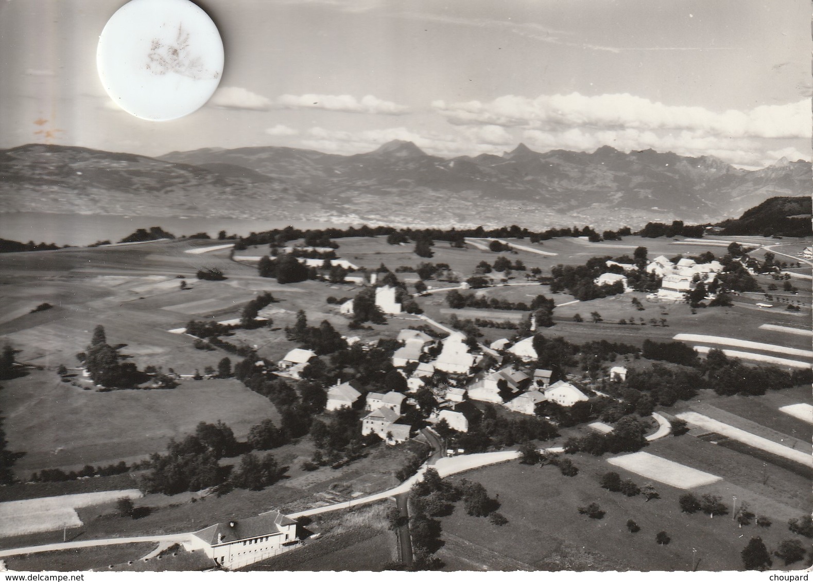 74 - Très Belle Carte Postale Semi Moderne Dentelée De  THOLLON LES MEMISES   Vue Aérienne - Thollon