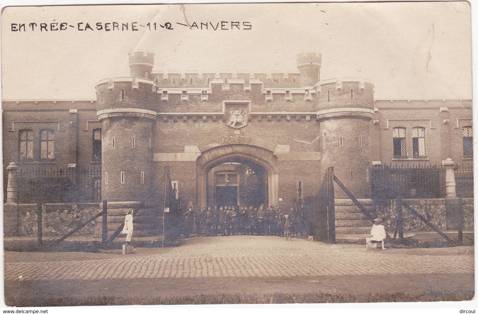 41409  -  Anvers  Entrée  De  La Caserne -  Militaria -  Carte  Photo - Antwerpen