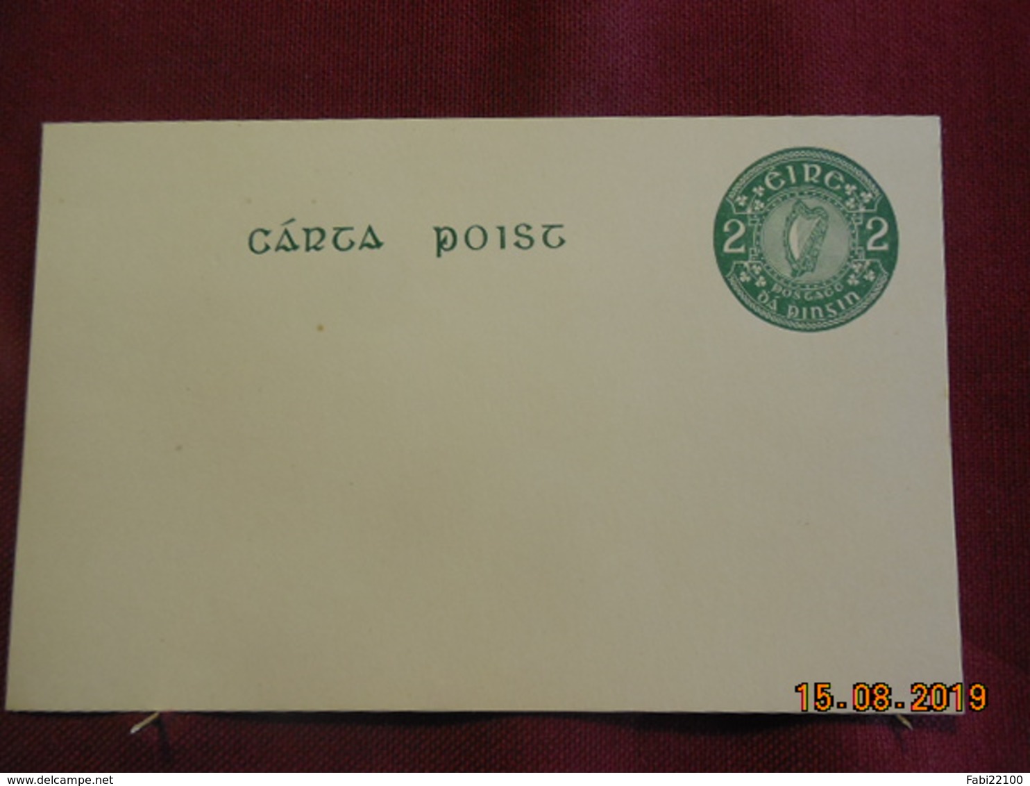 Entier Postal De 19.. D'Irlande - Interi Postali