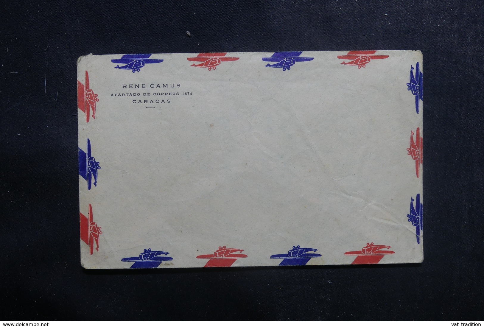 VENEZUELA - Enveloppe à Entête " Rene Camus " De Caracas Non Circulé - L 39296 - Venezuela