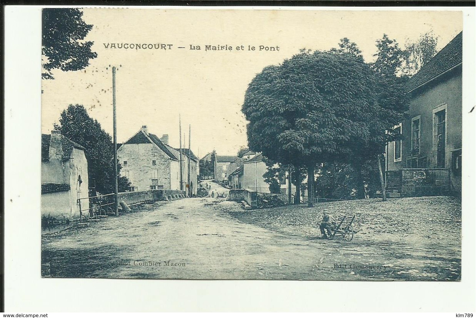 70 - Haute Saone - Vauconcourt - La Mairie Et Le Pont - - Autres & Non Classés