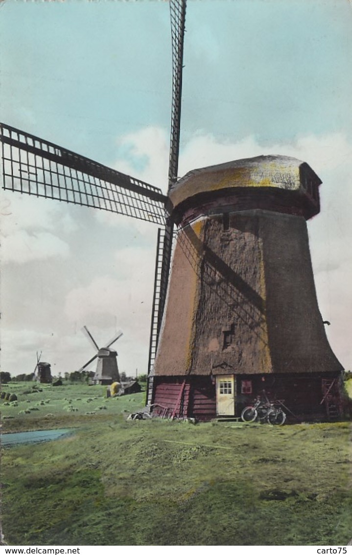 Bâtiments Et Architecture - Moulins à Eau - Noord-Hollandse Molen - Moulin - Binnenkruier - Wassermühlen