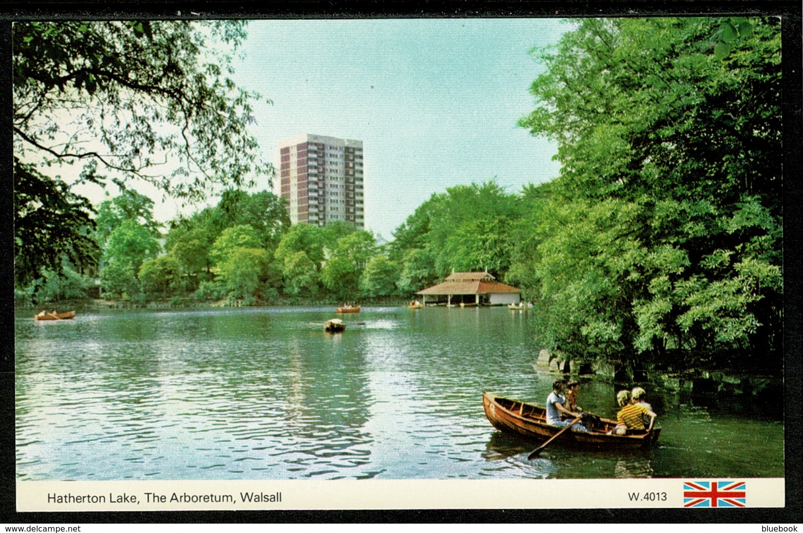 Ref 1317 - Postcard - Rowing Boat On Hatherton Lake & The Arboretum Walsall - Staffordshire - Sonstige & Ohne Zuordnung