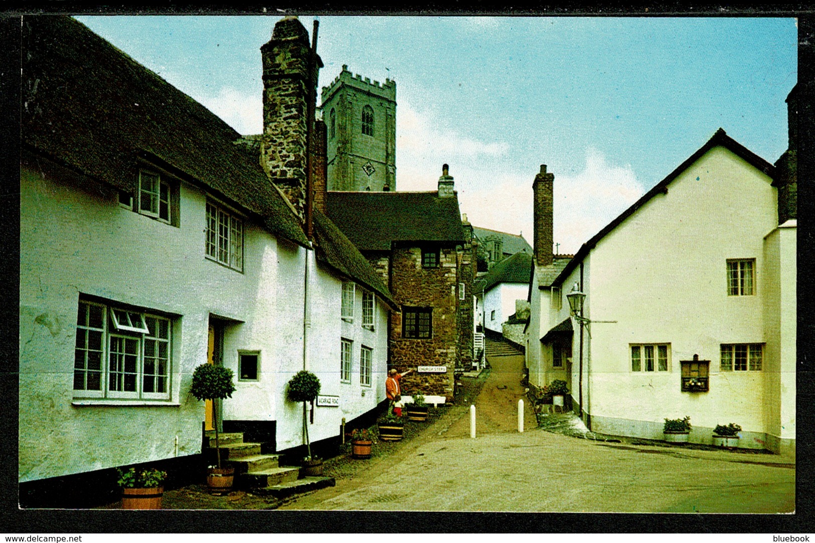 Ref 1317 - Postcard - Church Town - Minehead Somerset - Minehead
