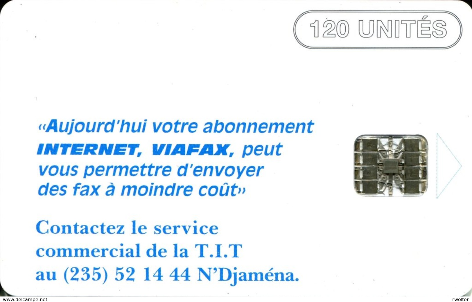 @+ Tchad - Internet 1 - Serie C8A027862 Red - Ref : CHD-40 - Ciad