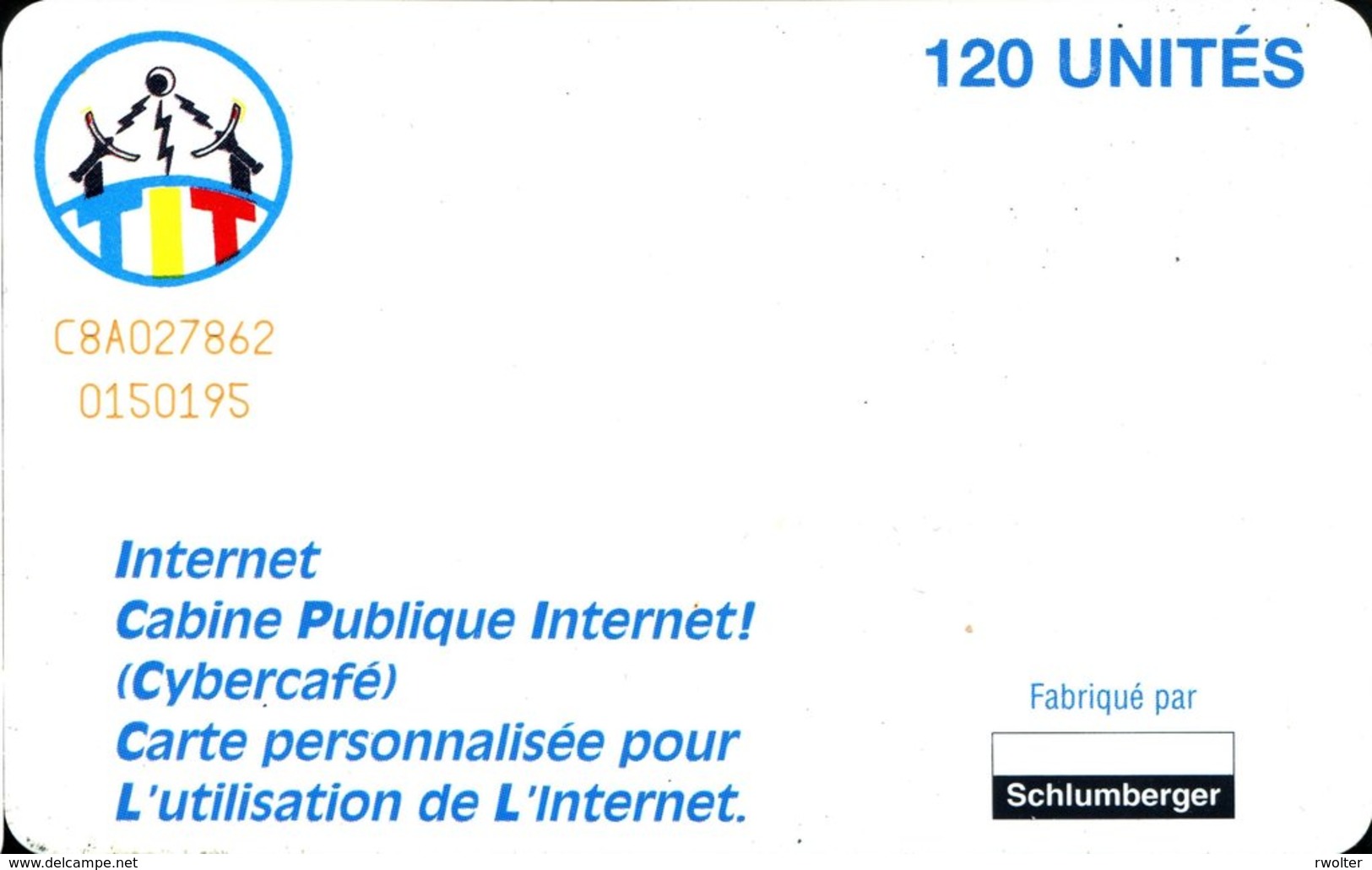 @+ Tchad - Internet 1 - Serie C8A027862 Red - Ref : CHD-40 - Ciad