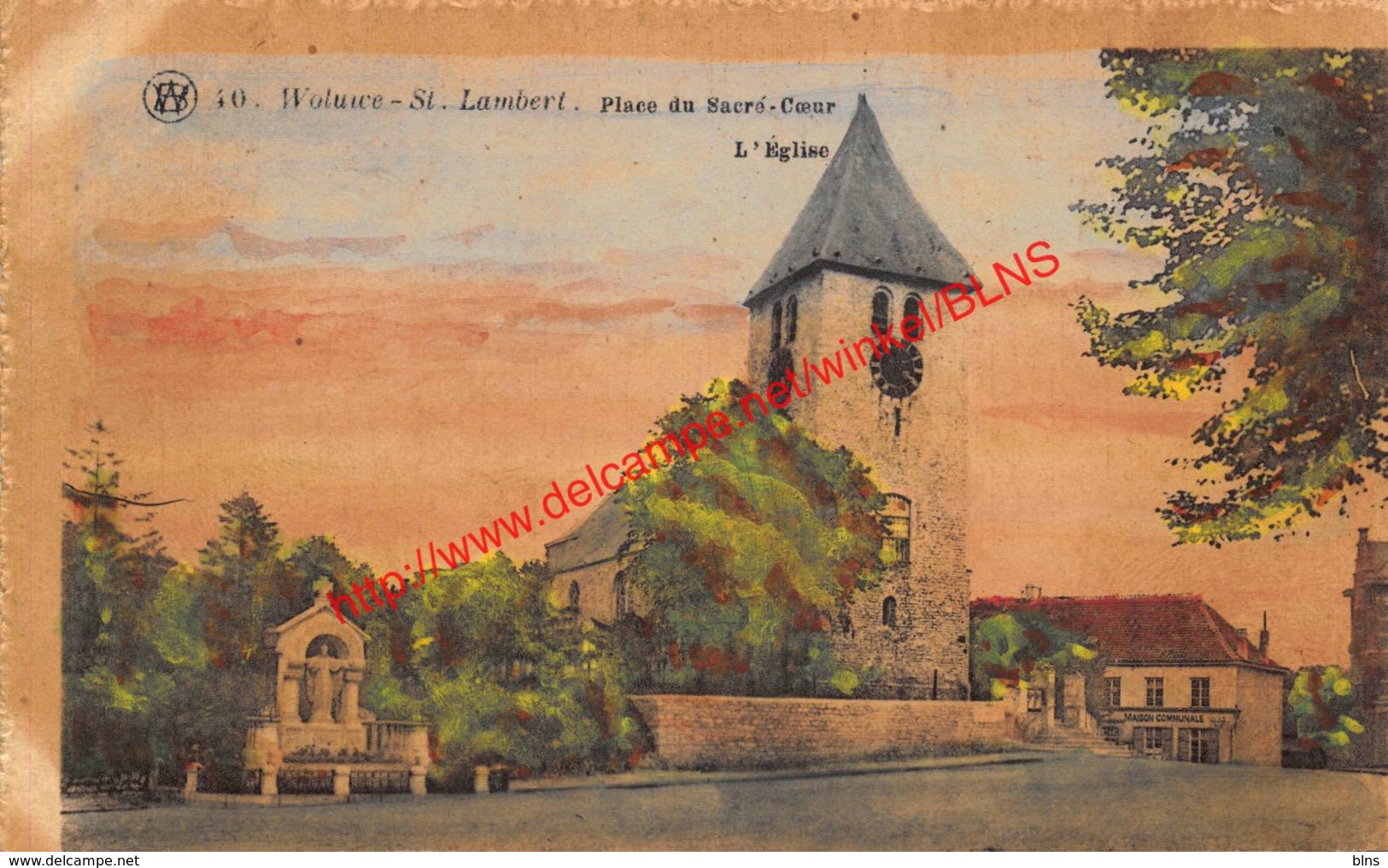 Place Du Sacré-Coeur - L'Eglise - St-Lambrechts-Woluwe - Woluwe-St-Lambert - Woluwe-St-Lambert - St-Lambrechts-Woluwe