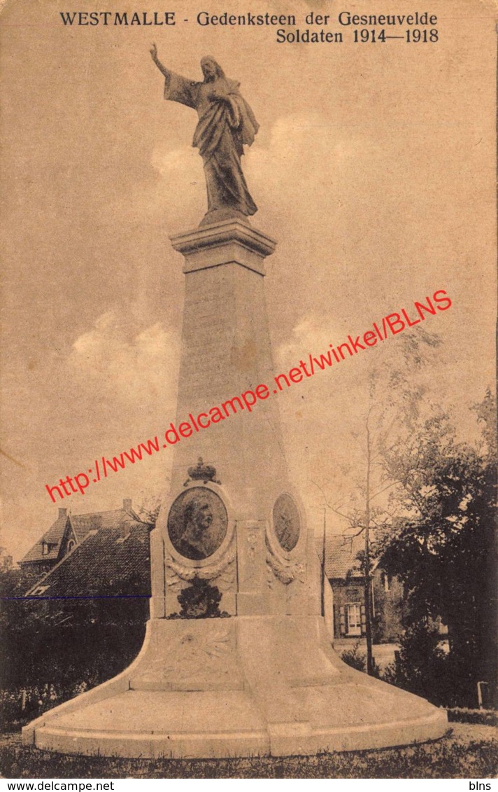 Gedenksteen Der Gesneuvelde Soldaten 1914-1918 - Westmalle - Malle