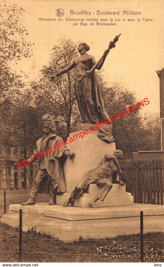 Boulevard Militaire - Monument Aux Gendarmes - Brussel Bruxelles - Bruxelles-ville