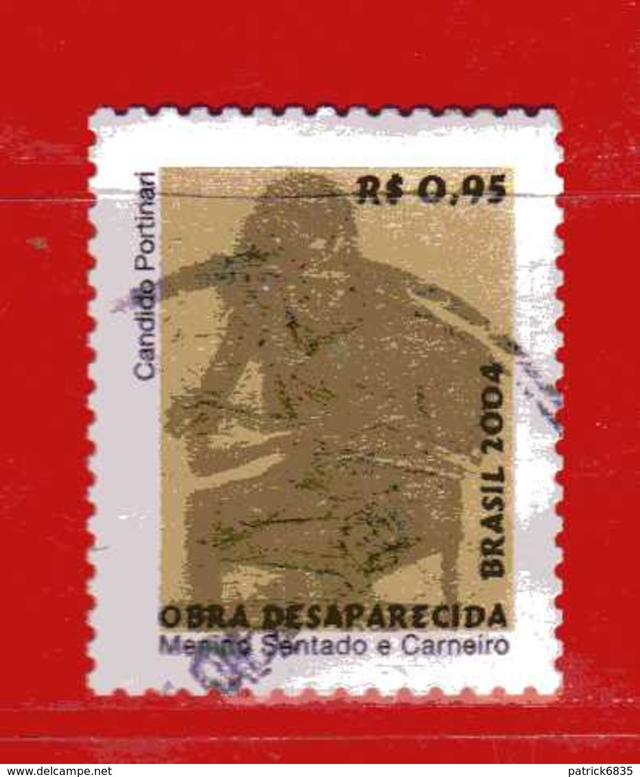 (1Us) Brasile °- 2004 - Dipinti Scomparsi Di  CANDIDO PORTINARI - Yvert.2904. Used. - Used Stamps