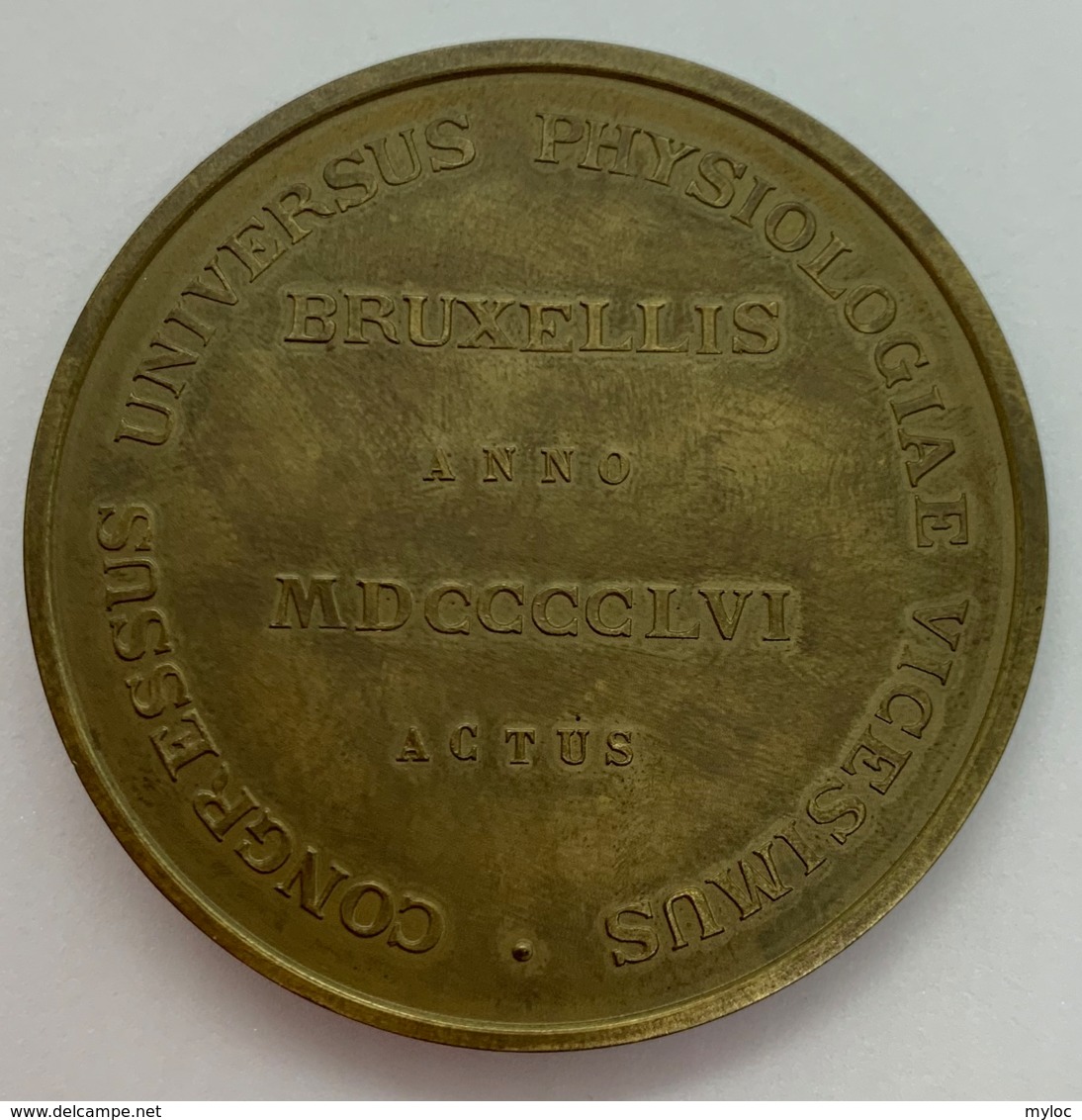 Medaille Bronze. Jouvenel. Congressus Universus Physiologiale Vicesimus 1956. Andreas Versalius. 48mm - Professionals / Firms