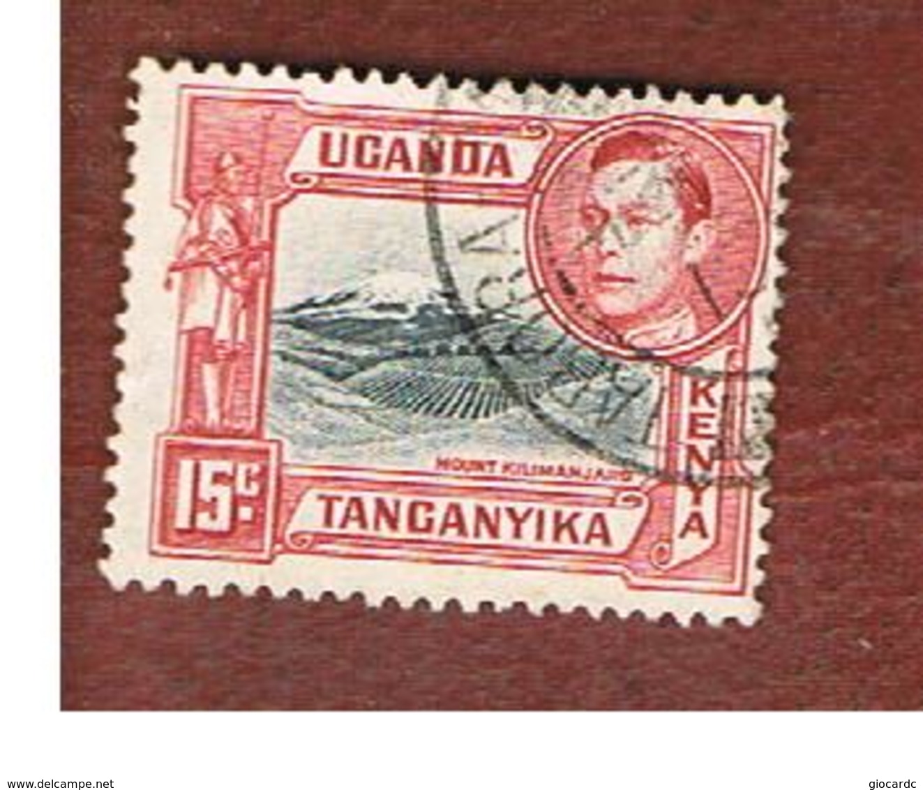 KENYA, UGANDA & TANGANYIKA  - SG 137 -  1938 MOUNT KILIMANJARO    -USED° - Kenya, Uganda & Tanganyika