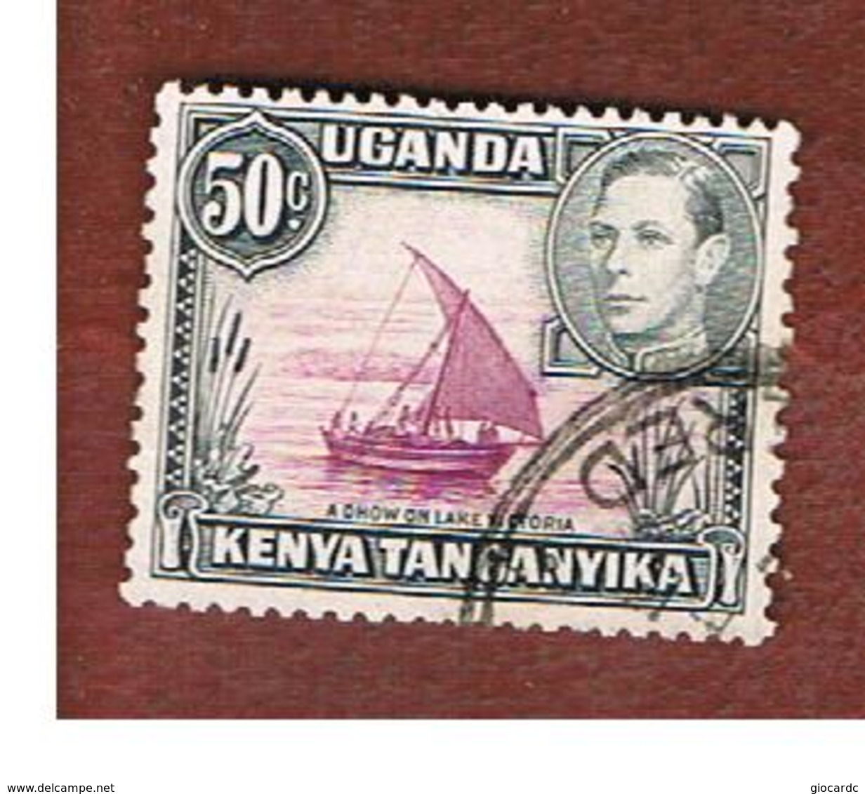 KENYA, UGANDA & TANGANYIKA  - SG 144 -  1938 DHOW ON LAKE VICTORIA   -USED° - Kenya, Uganda & Tanganyika