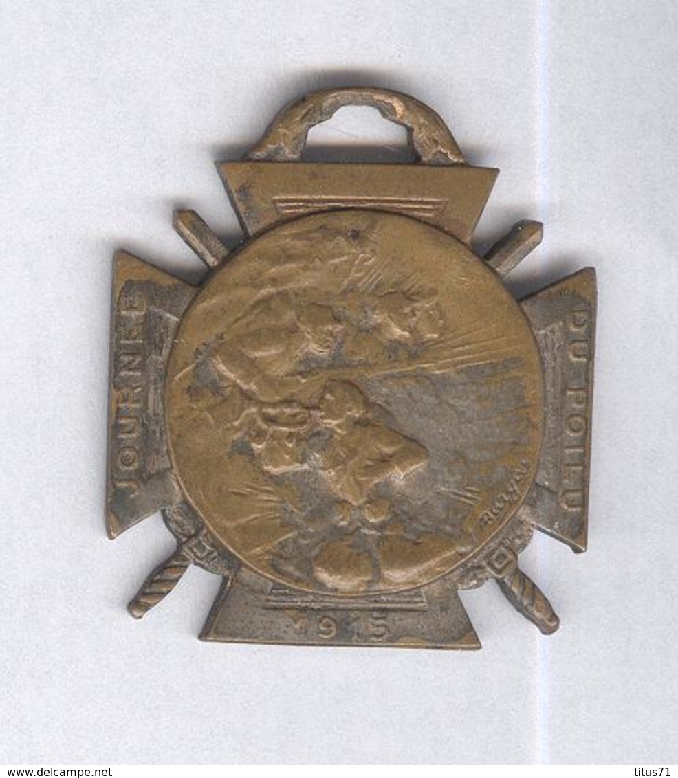 Médaille Journée Du Poilu 1916 - Marne 1914 Yser 1915 Verdun Somme 1916- Graveur A. Bargas - Autres & Non Classés