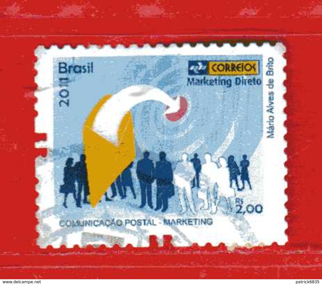 (1Us) Brasile °- 2011 - DIRETO MARKETING . Used. - Used Stamps