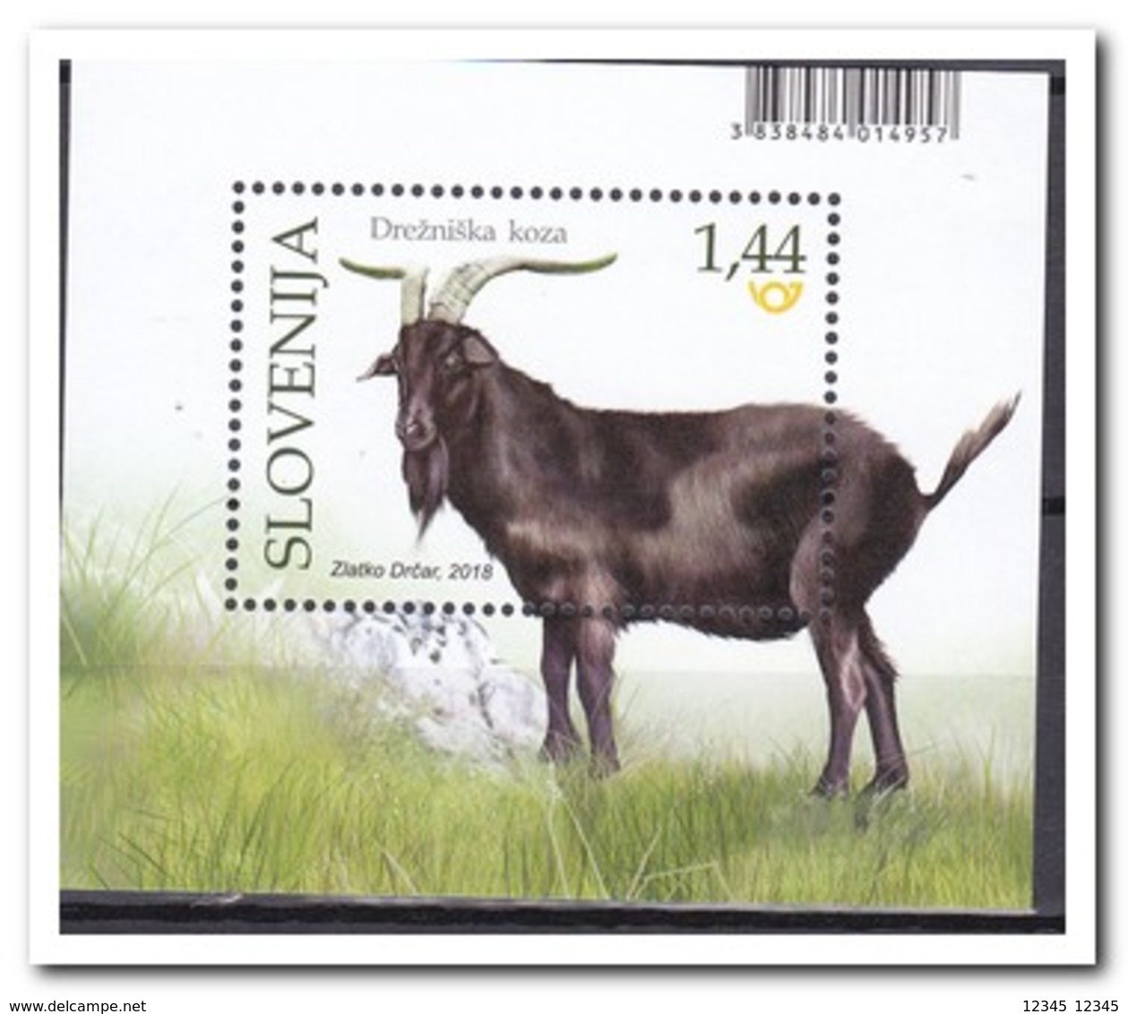 Slovenië 2018, Postfris MNH, Farm Animal, Goat - Slovenië