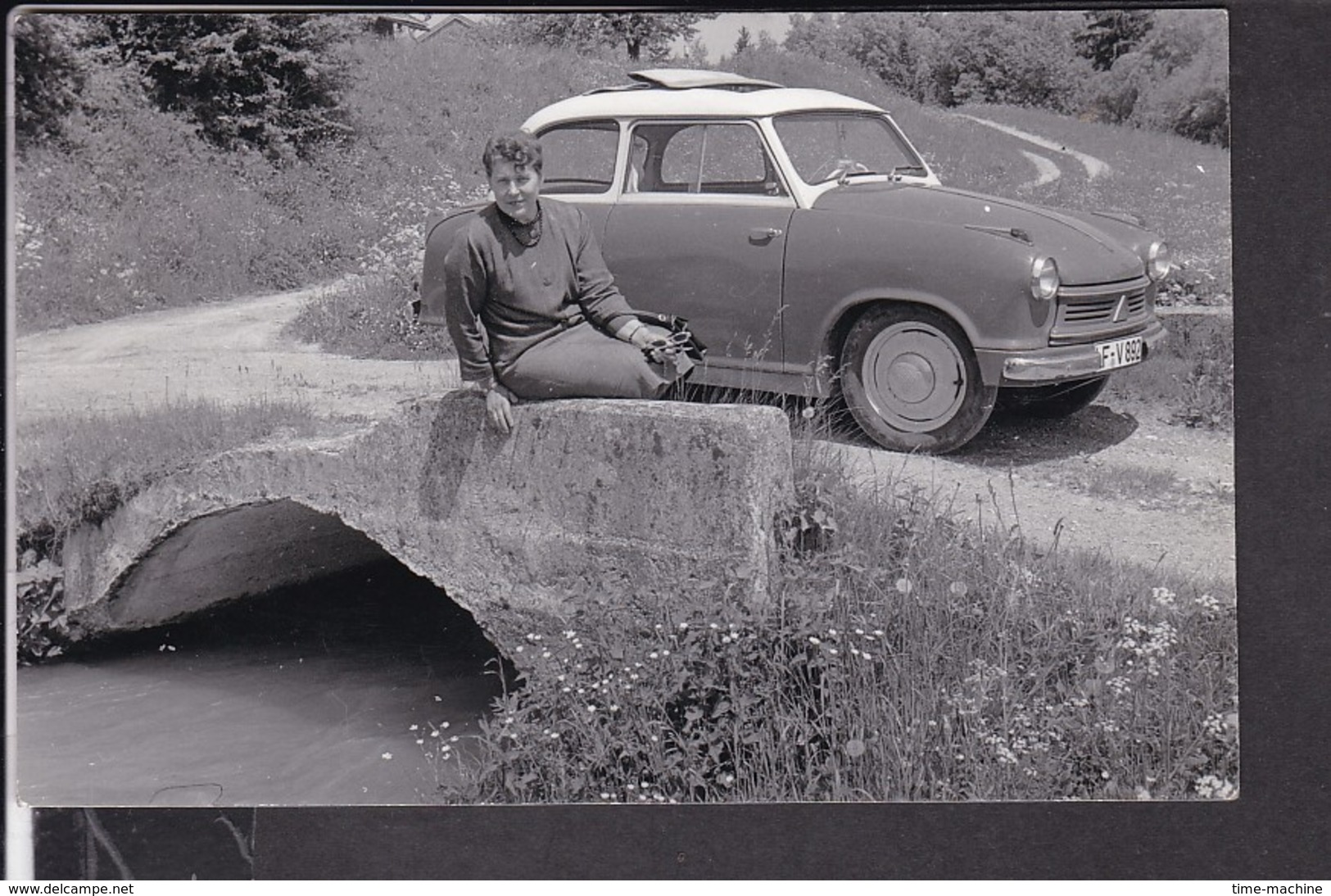 Foto Postkarte Lloyd 600 ?  1964 Bahnpoststempel - Turismo