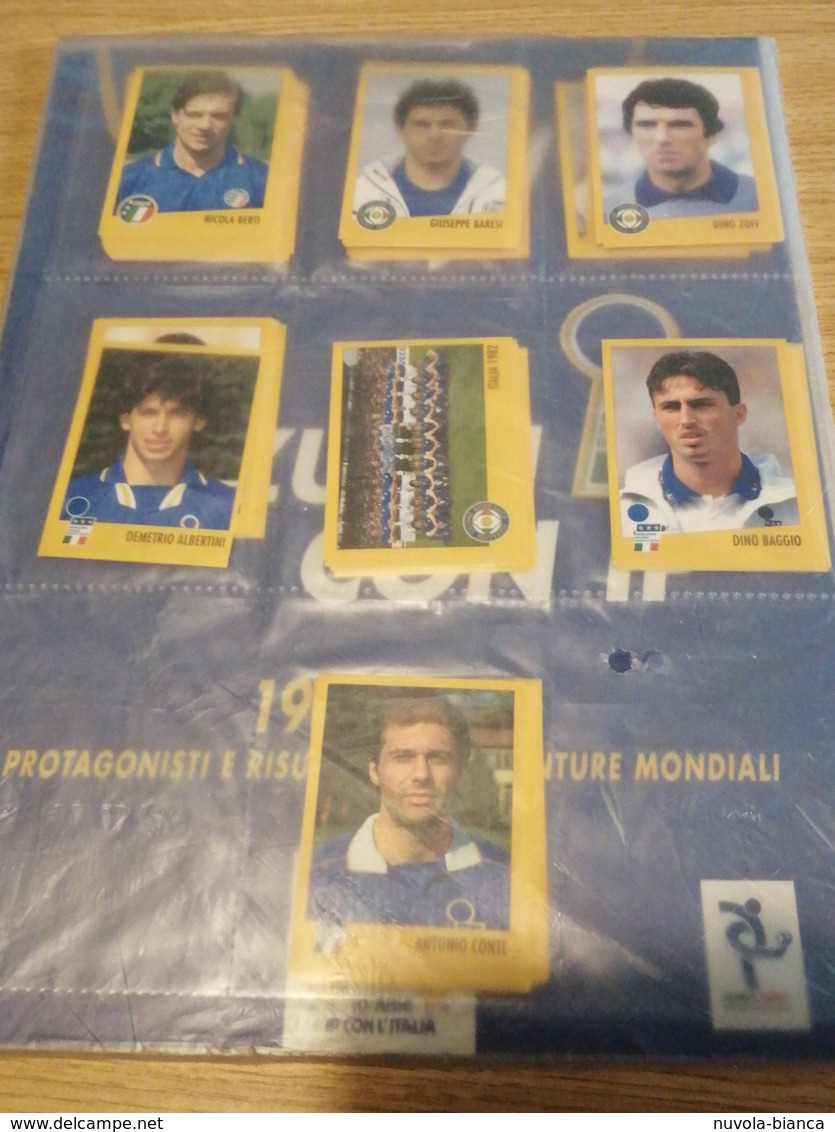 Azzurri IP Album Vuoto+SET COMPLETO Di 100  FIGURINE 1982-1998 - Altri & Non Classificati