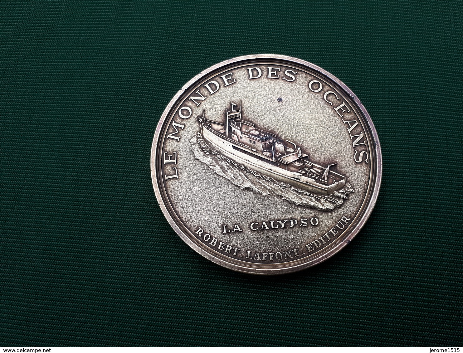 Médaille En Bronze Du Commandant Jacques Yves COUSTEAU Et De La Calypso   & - Autres & Non Classés