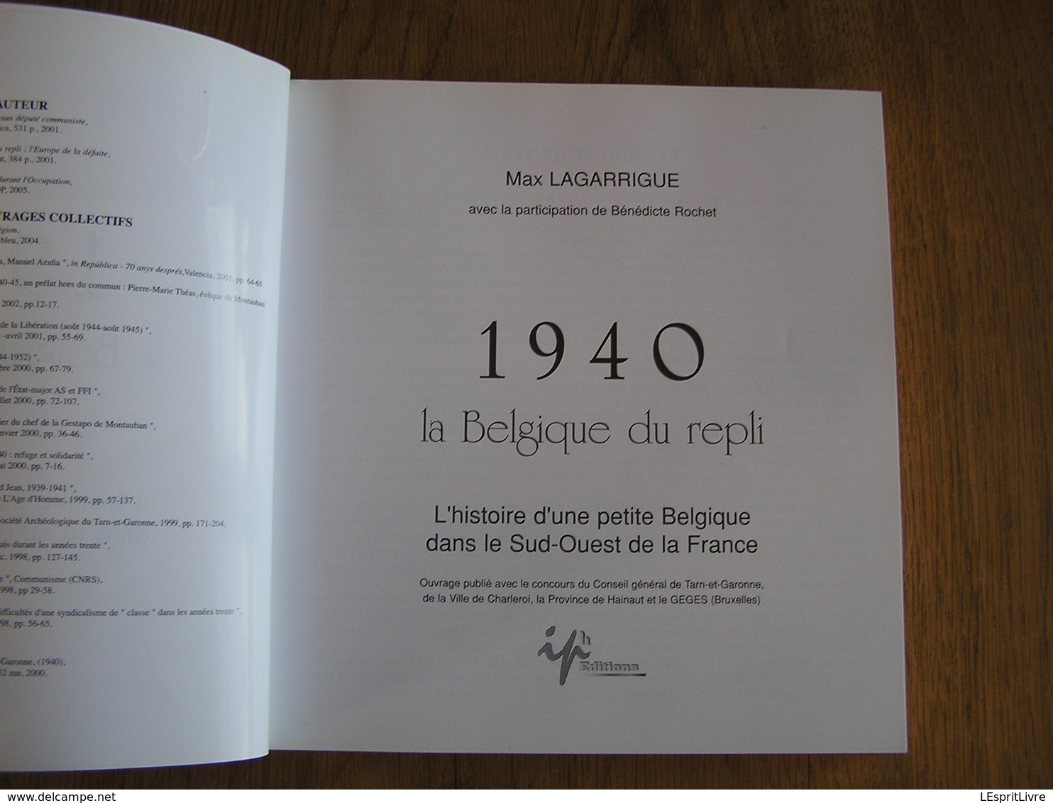 1940 LA BELGIQUE DU REPLI Guerre 40 45 Exode Population Hainaut Charleroi CRAB Mautauban Tarn Et Garonne Toulouse - Guerre 1939-45