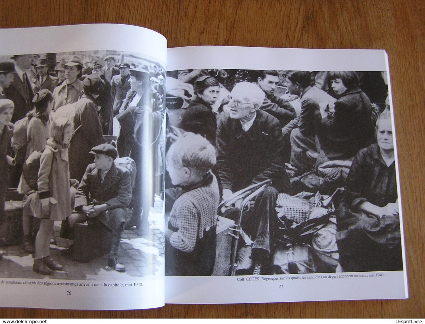 1940 LA BELGIQUE DU REPLI Guerre 40 45 Exode Population Hainaut Charleroi CRAB Mautauban Tarn et Garonne Toulouse