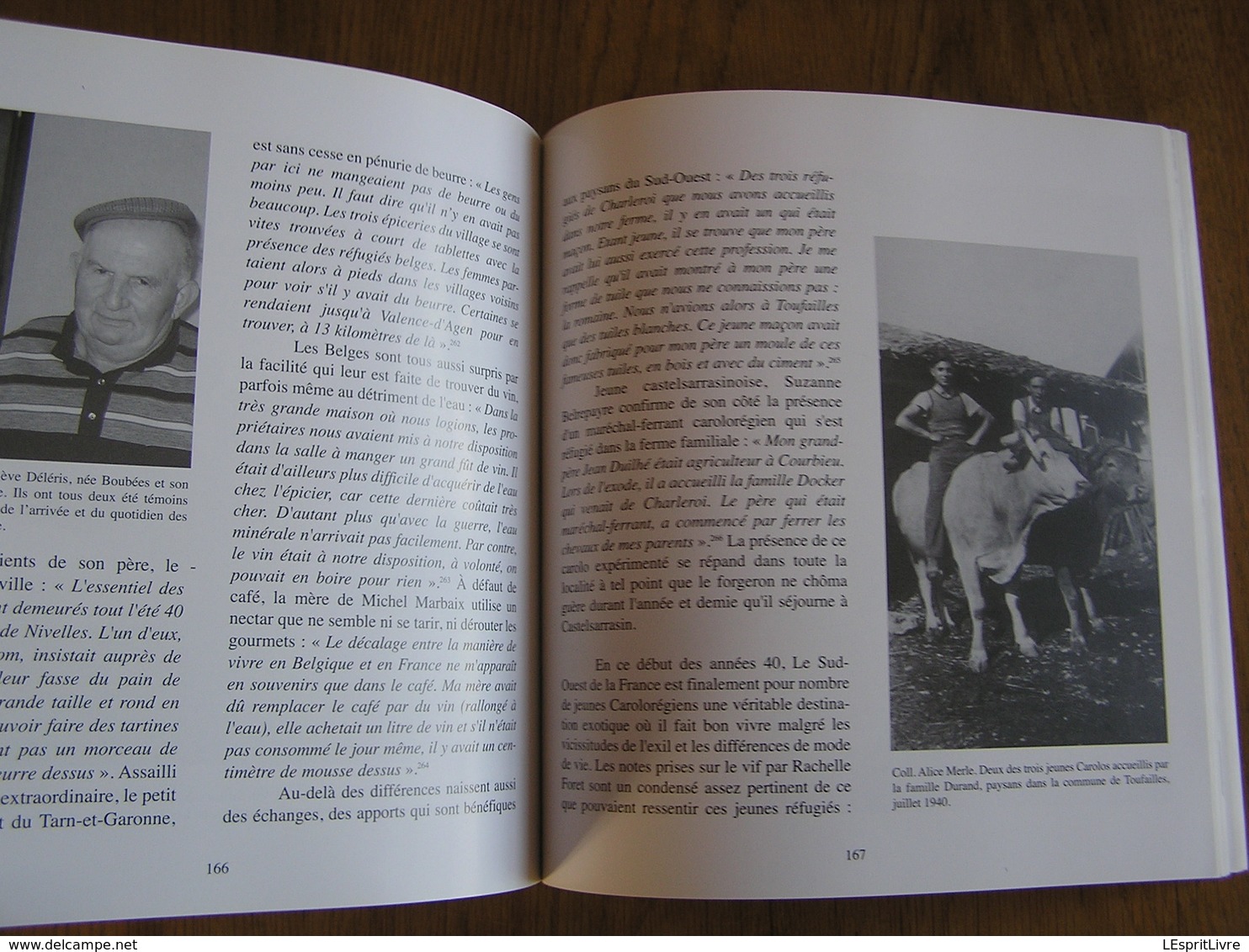 1940 LA BELGIQUE DU REPLI Guerre 40 45 Exode Population Hainaut Charleroi CRAB Mautauban Tarn et Garonne Toulouse