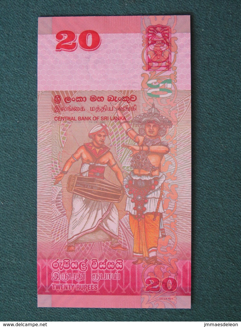 Sri Lanka Banknote With Butterfly Music Dance Owl - Sri Lanka