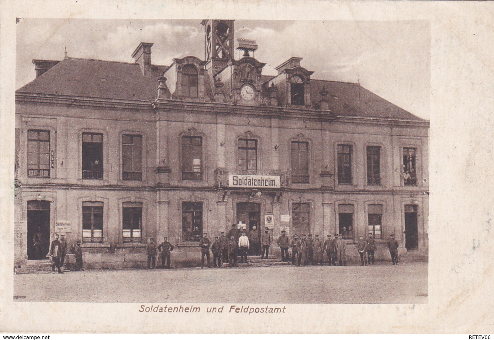 (51) - Boult-sur-Suippe Soldatenheim   Carte Photo Allemande - Autres & Non Classés