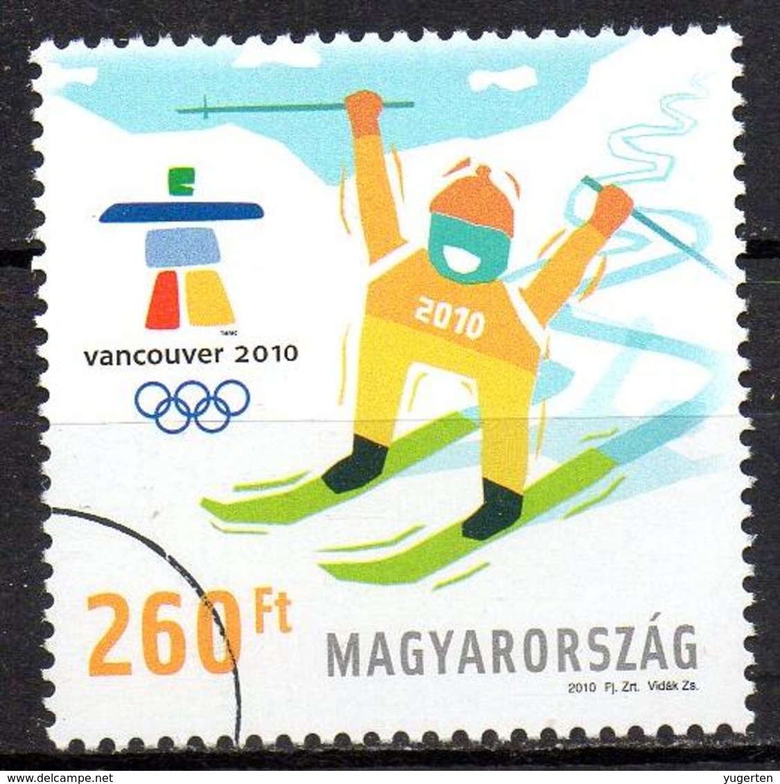 HUNGARY 2010 - 1v - MNH - SPECIMEN - Winter Olympic Games Vancouver - Olympics 奥运会 Олимпийские игры - Winter 2010: Vancouver