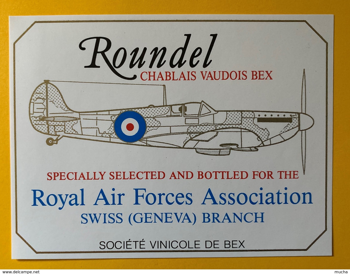 11378 -   Roundel  Bex Suisse For The Royal Air Forces Association Swiss (Geneva) Branch - Avions