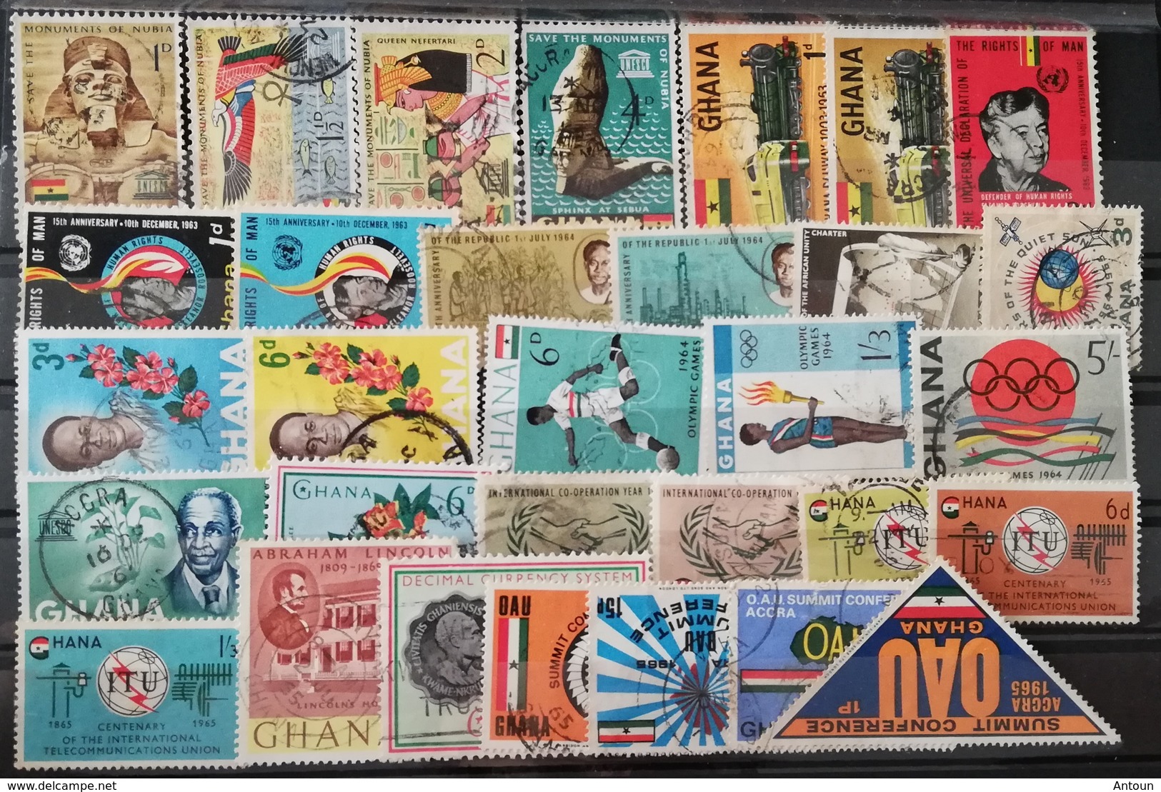 Ghana Mixed LOT USED  Postage Fee To Be Added On All Items - Ghana (1957-...)