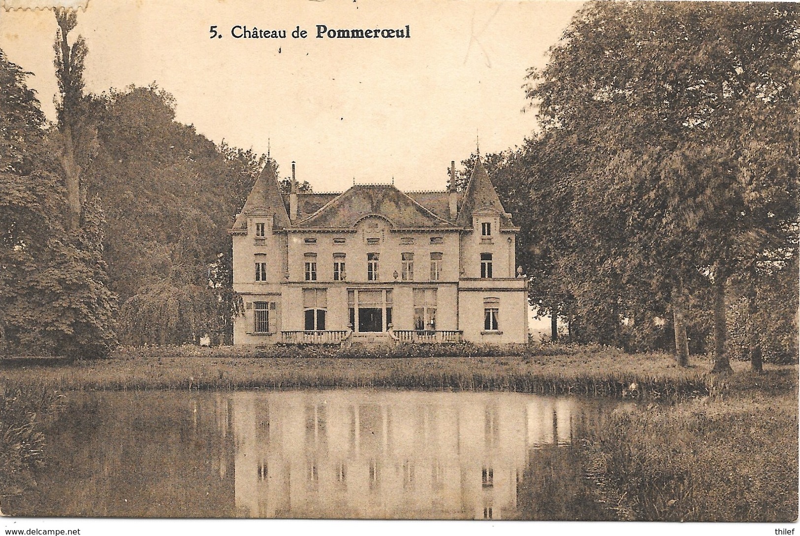 Pommeroeul NA1: Château De Pommeroeul 1925 - Bernissart