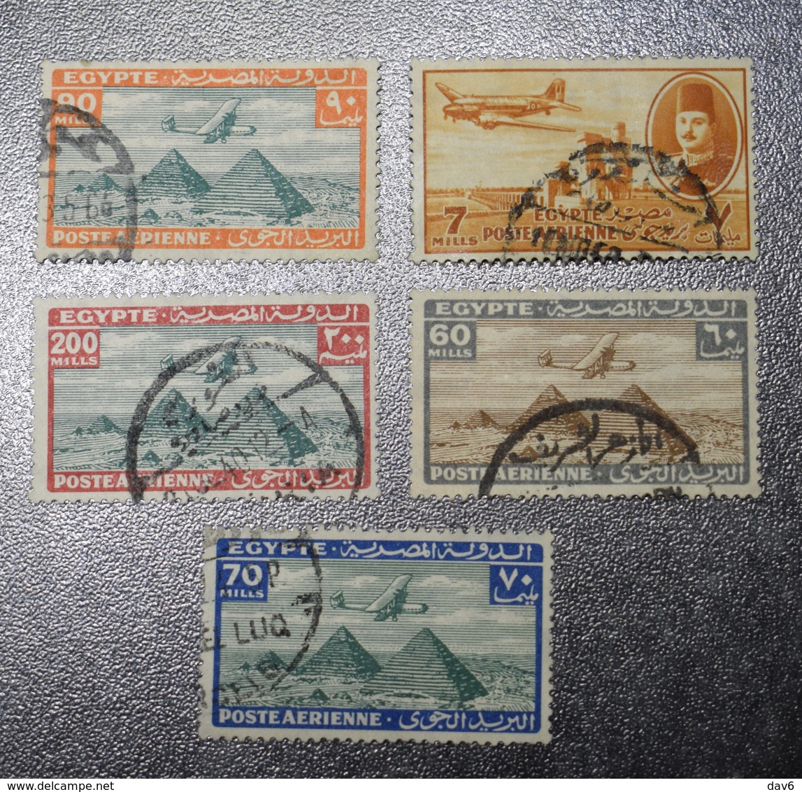 EGYPT   STAMPS    1933-47  Air Mails   Used   ~~L@@K~~ - Oblitérés