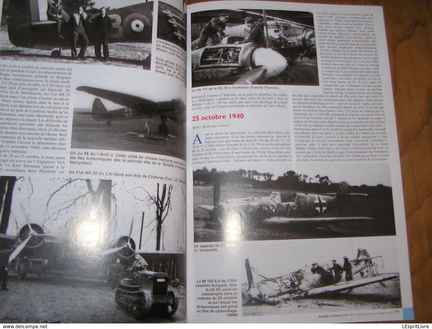 BATAILLES AERIENNES N° 41 Guerre 40 45 Bataille d'Angleterre 3 ème Partie Aviation Raf Luftwaffe Avion Aircraft Armée