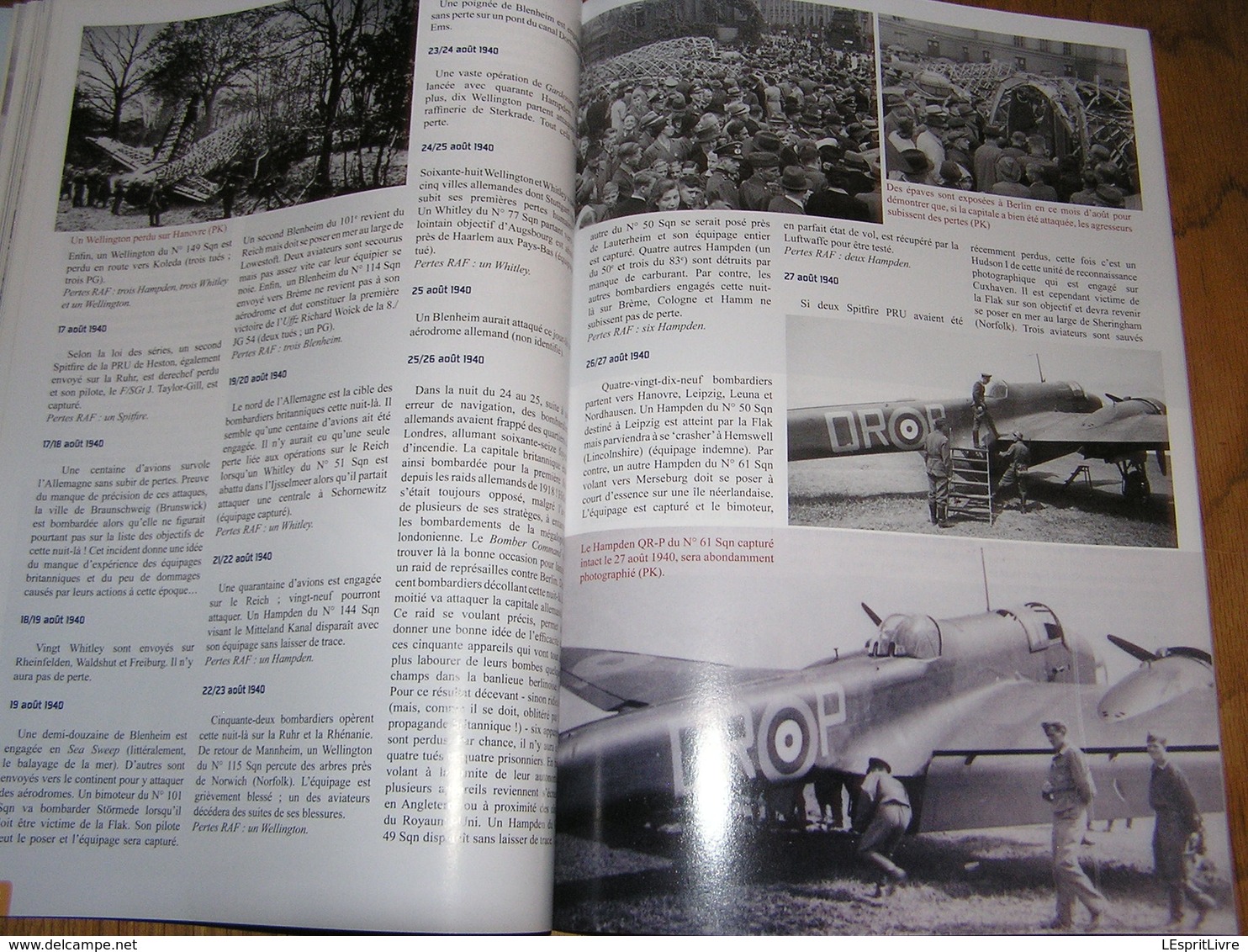 BATAILLES AERIENNES N° 53 Guerre 40 45 Quand la RAF Bombardait l'Allemagne 3 ème Reich Aviation Avion Aircraft