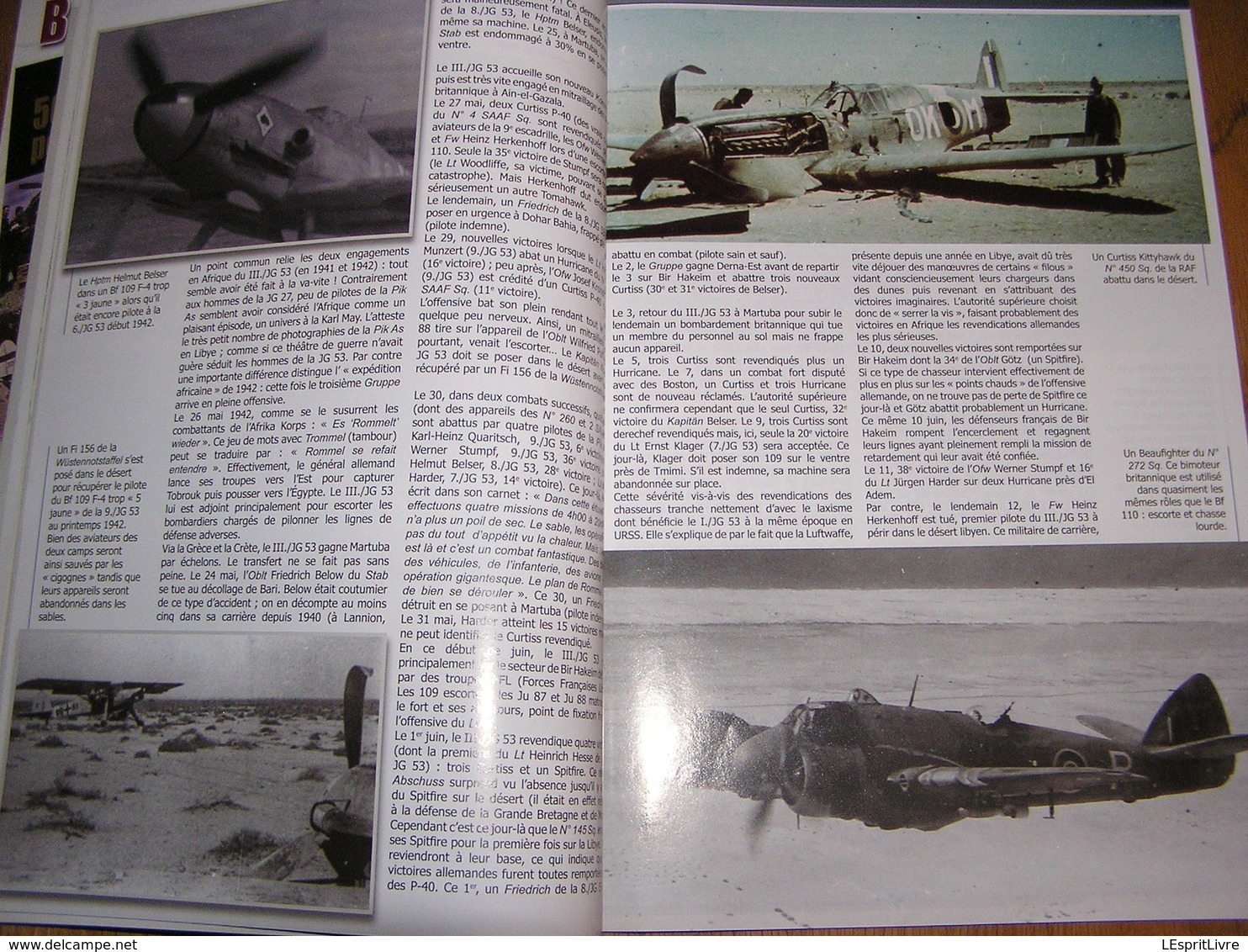 BATAILLES AERIENNES N° 61 Guerre 40 45 L'Histoire de la Jagdgeschwader 53 Pik As (3) Luftwaffe Aviation Afrique Malte