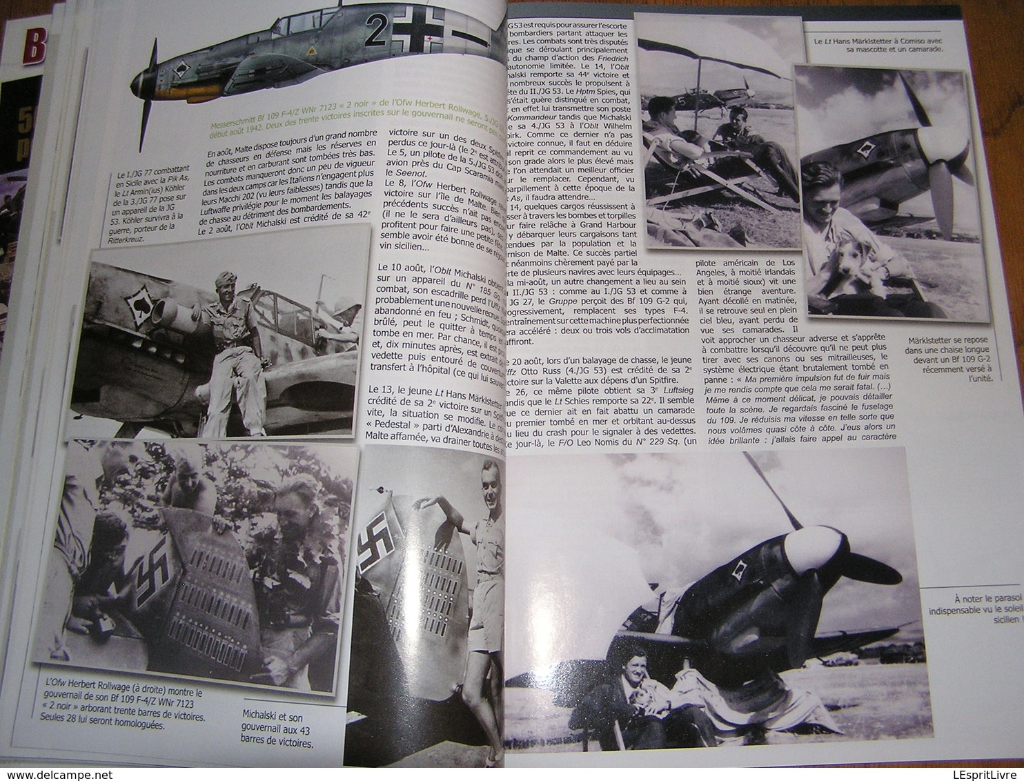 BATAILLES AERIENNES N° 61 Guerre 40 45 L'Histoire de la Jagdgeschwader 53 Pik As (3) Luftwaffe Aviation Afrique Malte