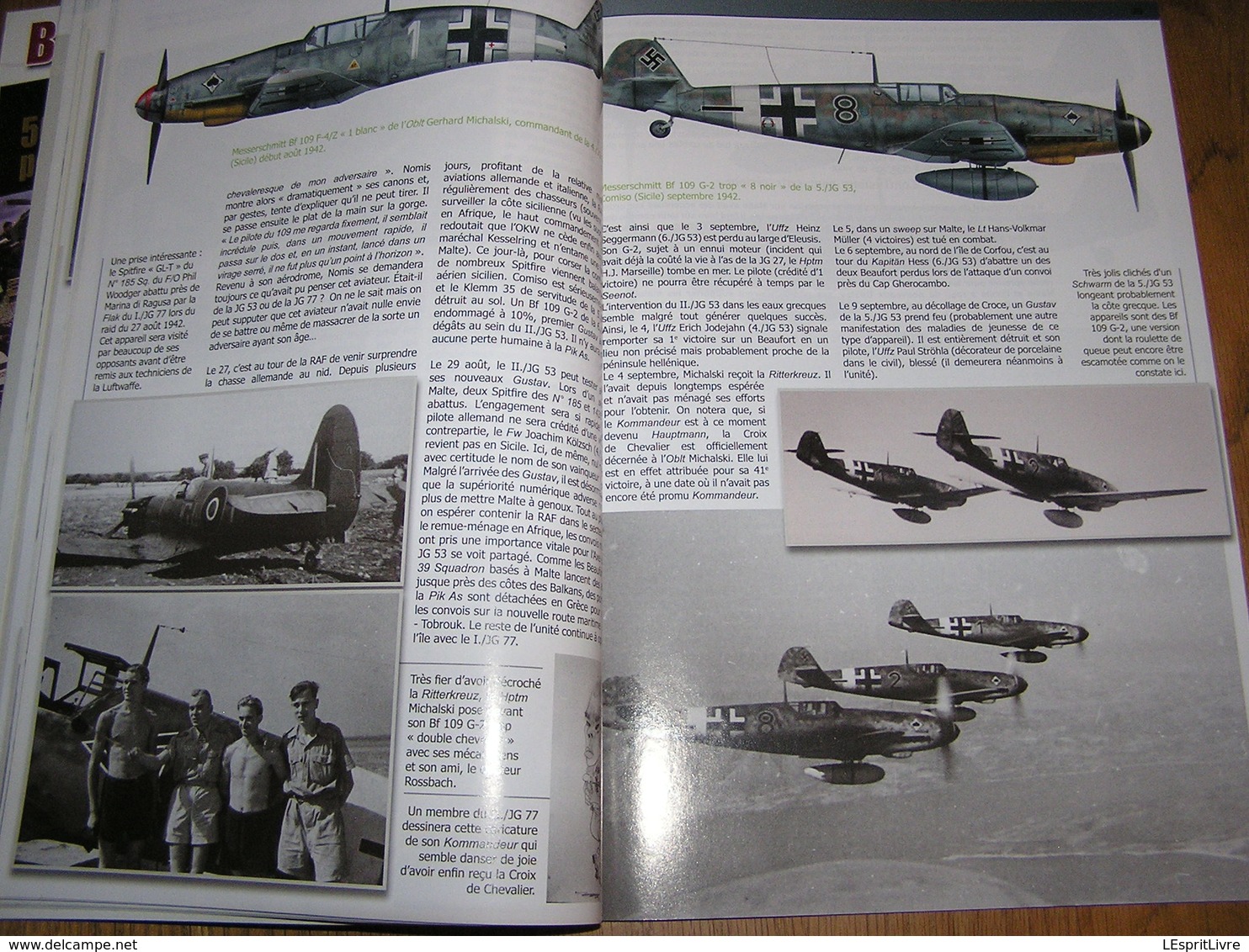 BATAILLES AERIENNES N° 61 Guerre 40 45 L'Histoire de la Jagdgeschwader 53 Pik As (3) Luftwaffe Aviation Afrique Malte