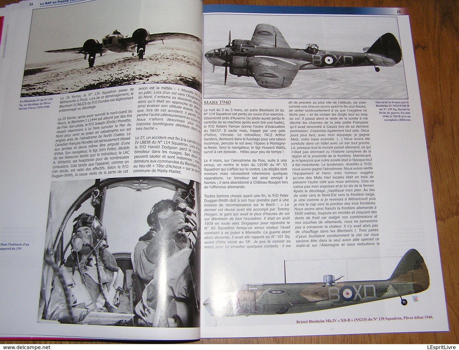 BATAILLES AERIENNES N° 71 Guerre 40 45 La RAF en France 4 ème Partie Mai 1940 Luftwaffe Bristol Blenheim Listing Pilote