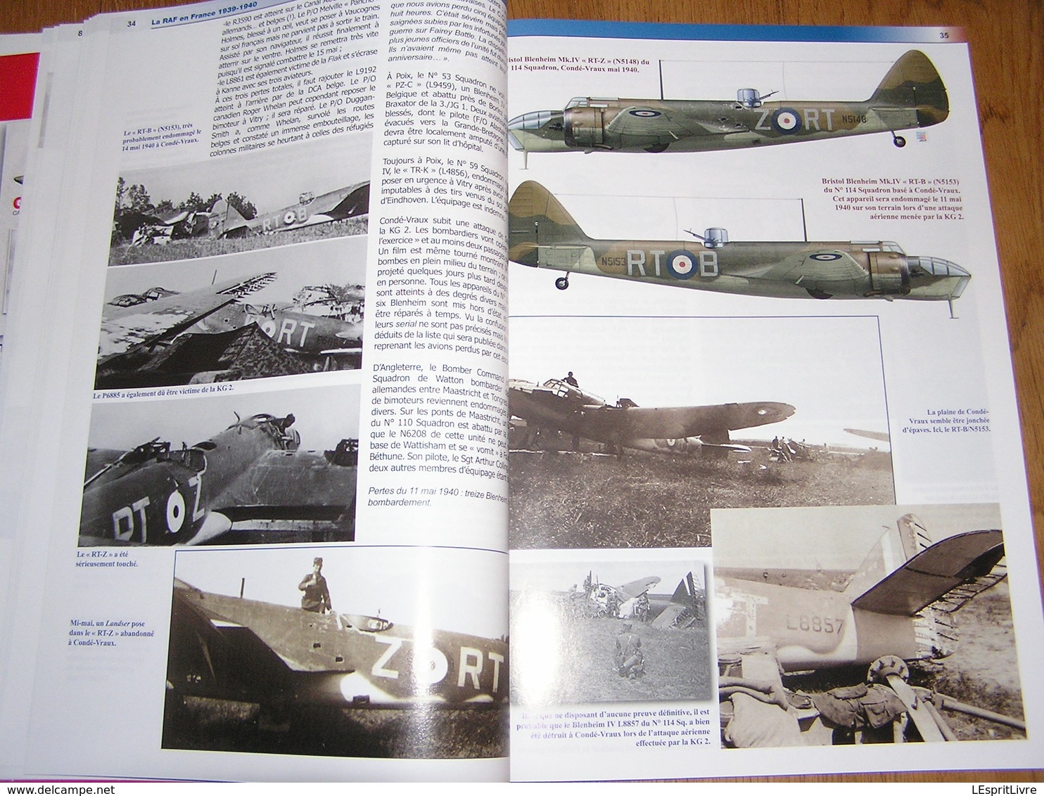 BATAILLES AERIENNES N° 71 Guerre 40 45 La RAF en France 4 ème Partie Mai 1940 Luftwaffe Bristol Blenheim Listing Pilote