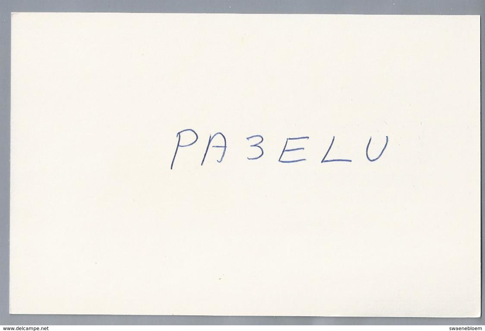 US.- QSL KAART. CARD. WA2EOV. CAROL J. NABEREZNY, SAND LAKE NEW YORK RENSSELAER COUNTY. U.S.A. ALBANY AMATEUR RADIO ASS. - Radio-amateur