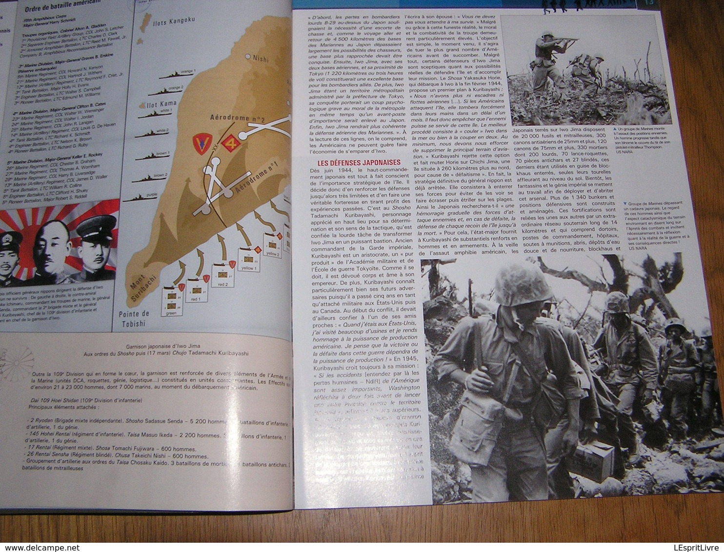 LIGNE DE FRONT N° 3 Guerre 40 45 Bataille du Pacifique Japon US Iwo Jima Histoire de la Waffen SS Argentine Gran Chaco