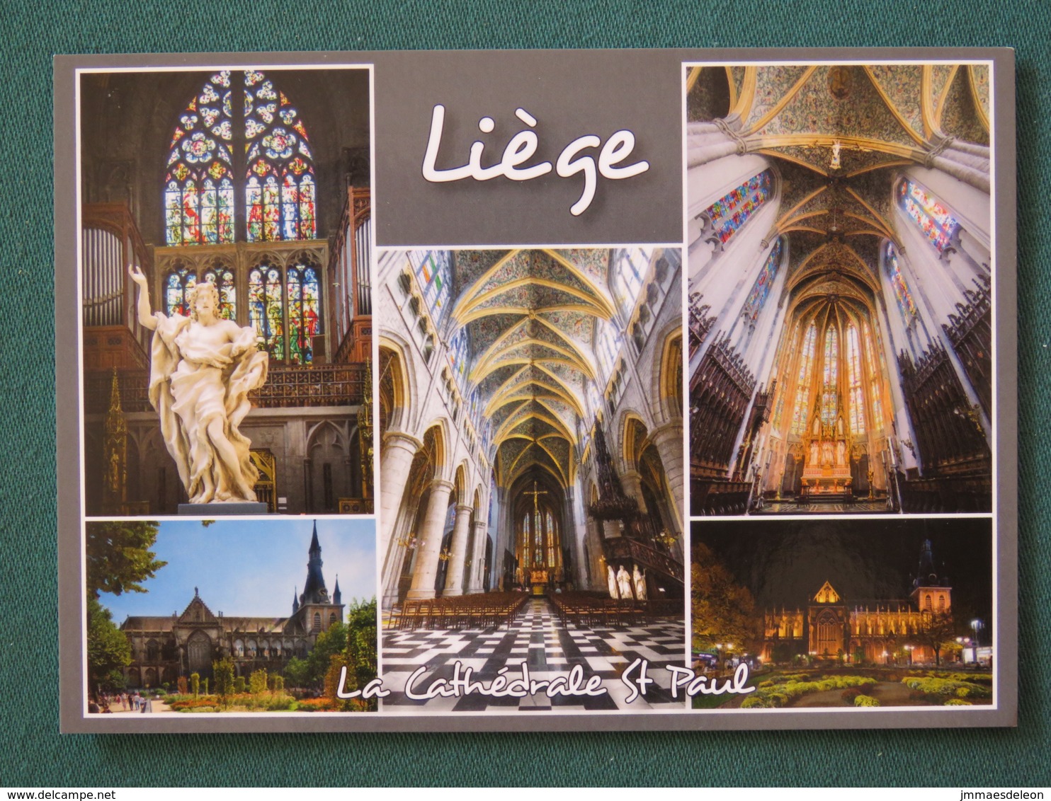 Belgium 2016 Unused Postcard - Liege Church - Autres & Non Classés